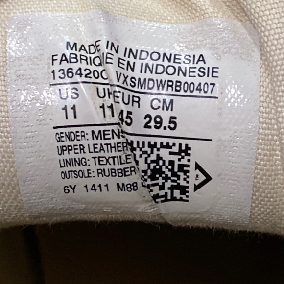 Men's Converse Brown Leather Hi-Tops - Picture 10 of 10